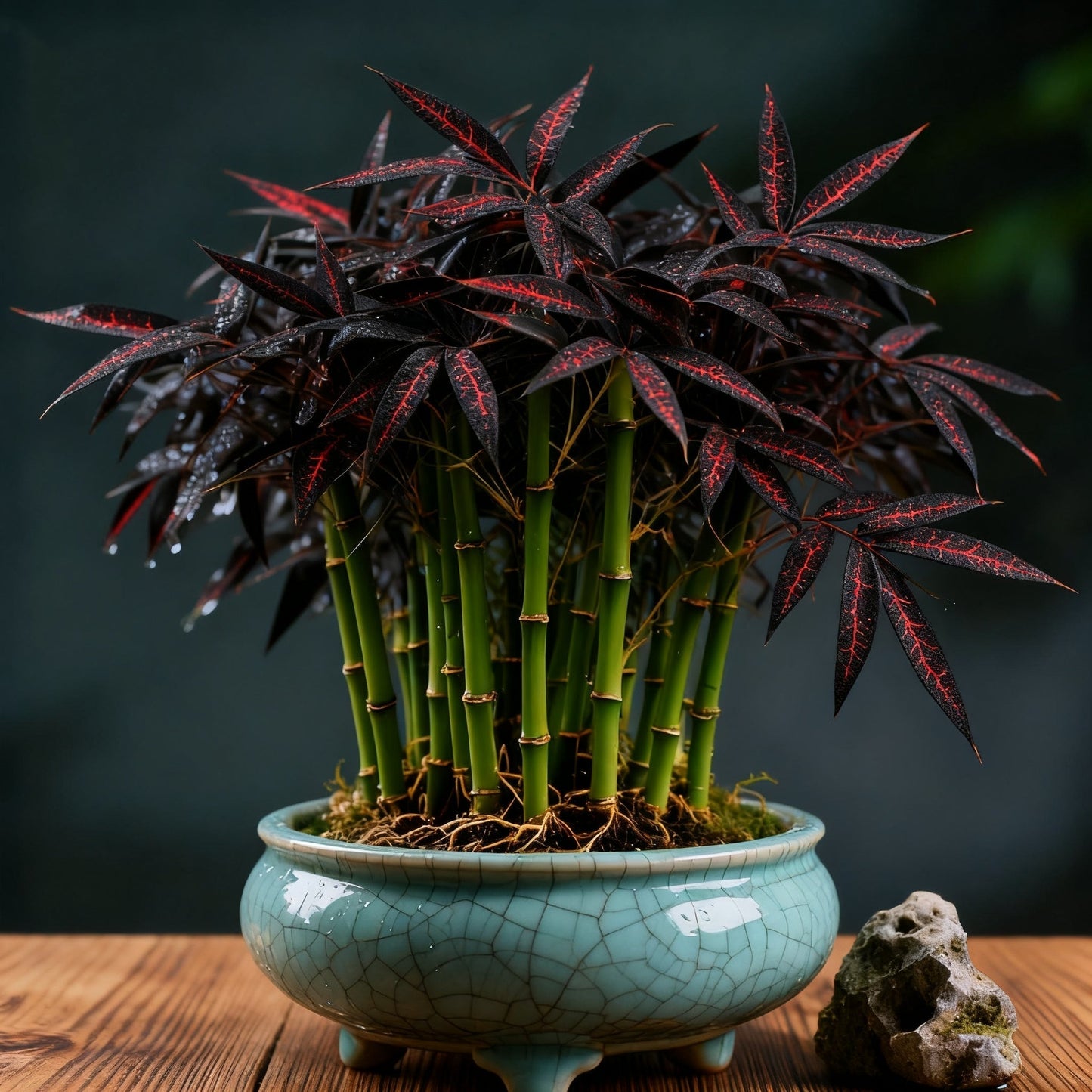 🌿 „DreamBamboo“ – įvairiaspalvis laimingasis bambuko kiparisas-LT