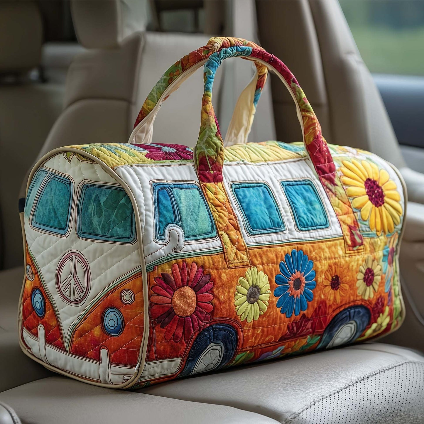 Torba podróżna Hippie Van Quilted