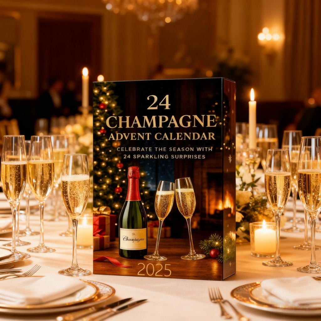 🔥Paskutinė 50 % nuolaidos diena - 🥂Šampano Advento kalendorius 2025🎄-LT