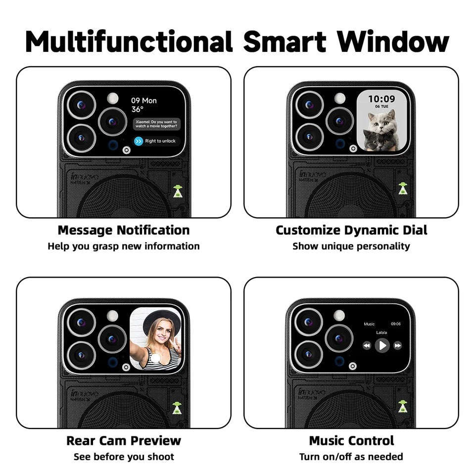Pasaulinis riboto leidimo magnetinis ateities technologijos išmanusis apsauginis dėklas (suderinamas su iPhone 17-12)-LT