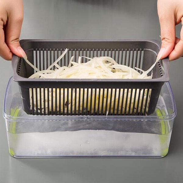 🎊 16 dalių rinkinys 🎊 Daugiafunkcinė vaisių ir daržovių pjaustyklė-LT