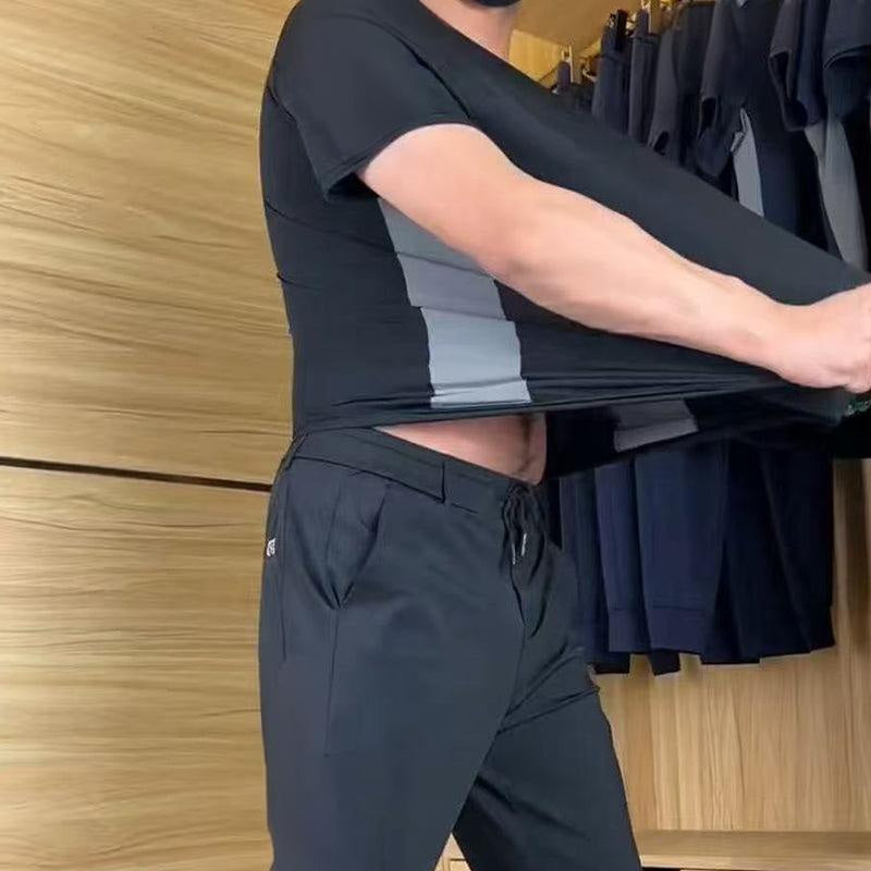 🌴Špeciálne letné ponuky ❄️Pánske športové nohavice s krátkym rukávom (2-dielna sada)-SK