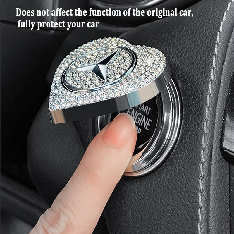 Προσφορές 2025🔥Προστατευτική θήκη με κουμπί σε σχήμα καρδιάς, διακοσμημένη με διαμάντια-GR 