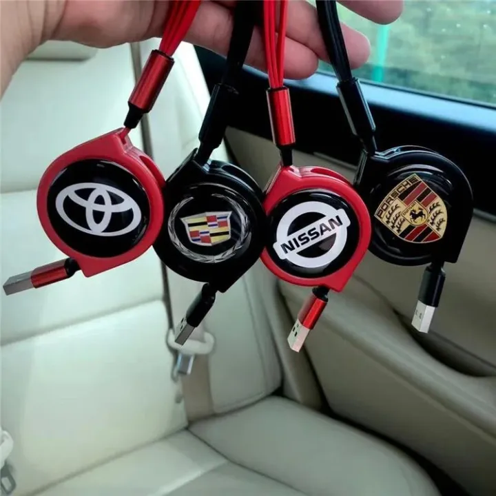 Αποσπώμενο καλώδιο δεδομένων αυτοκινήτου 3 σε 1 + δωρεάν φορτιστής αυτοκινήτου-GR