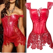 Σέξι δαντέλα ανοιχτή πλάτη - Δαντέλα που διαμορφώνει το δέρμα Bodysuit-GR