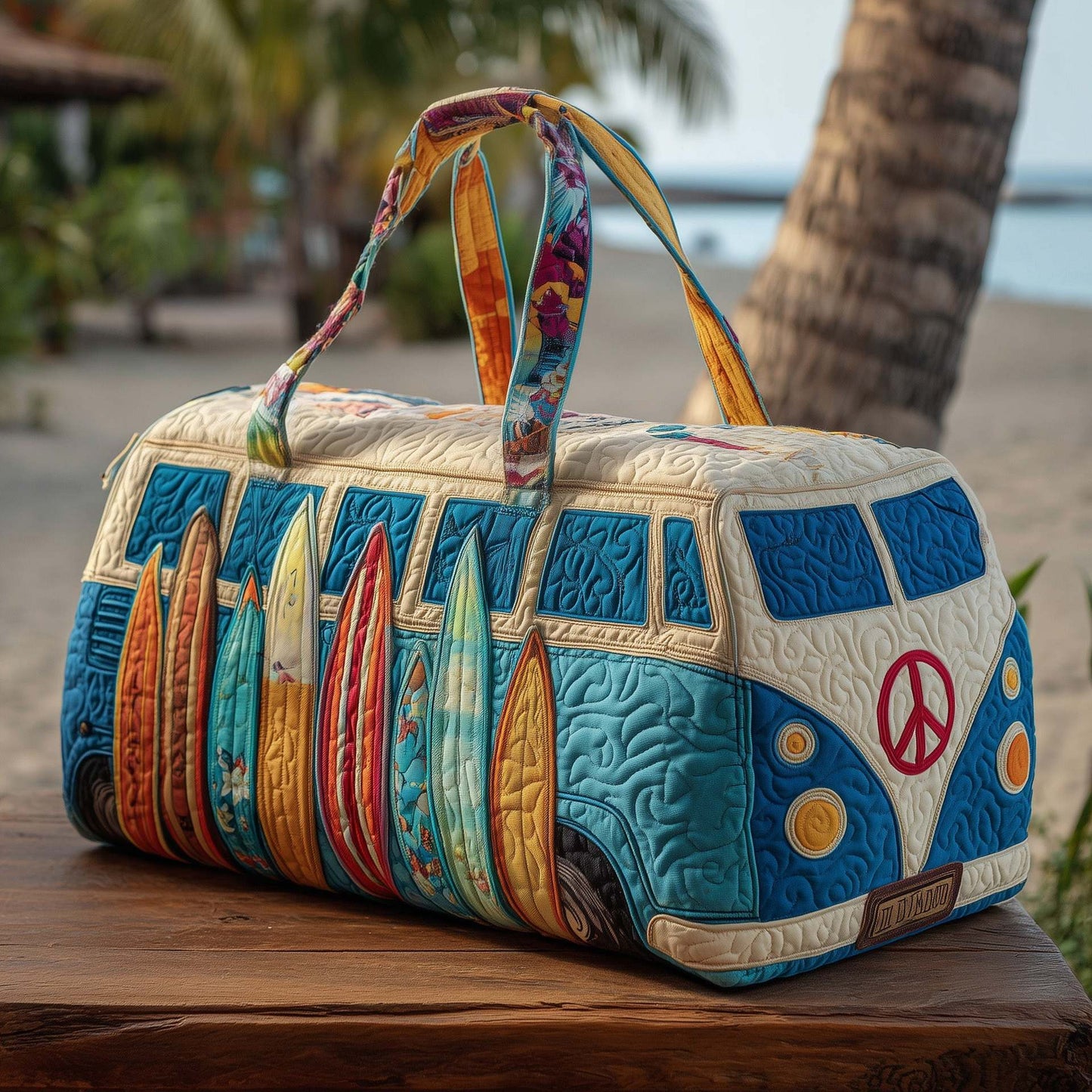 Torba podróżna Hippie Van Quilted
