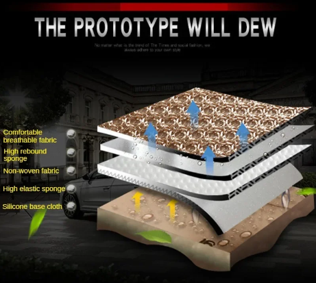 🔥Vasaros pasiūlymai 🔥 Ledo šilko automobilių sėdynių pagalvėlės 🚗-LT