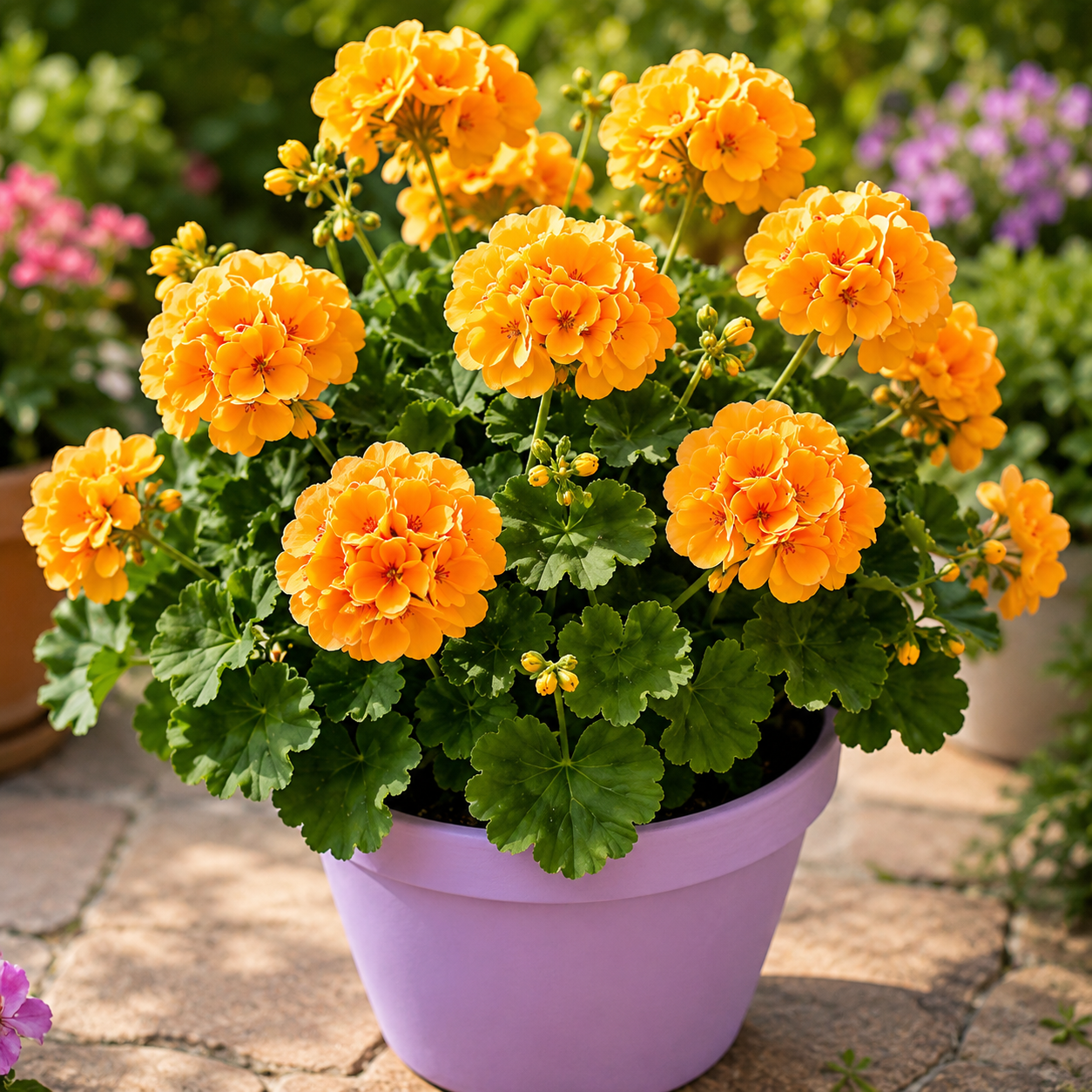 💜 Nasiona geranium gigantycznego Pom-Pom