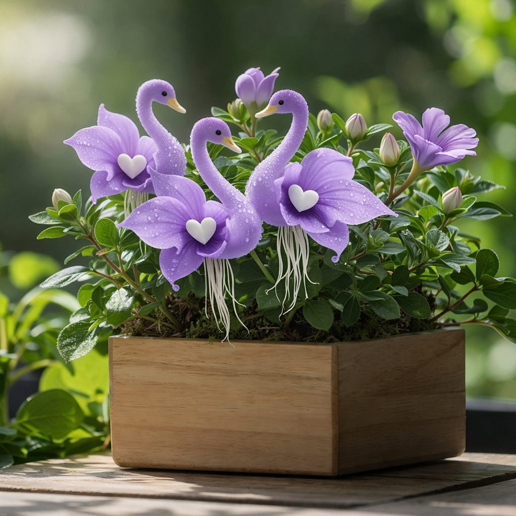 🔥 Wiosenna wyprzedaż -50%! ✨ Urocze kwiaty „Purple Swan Blossom” – wyjątkowa piękność dla Twojego ogrodu