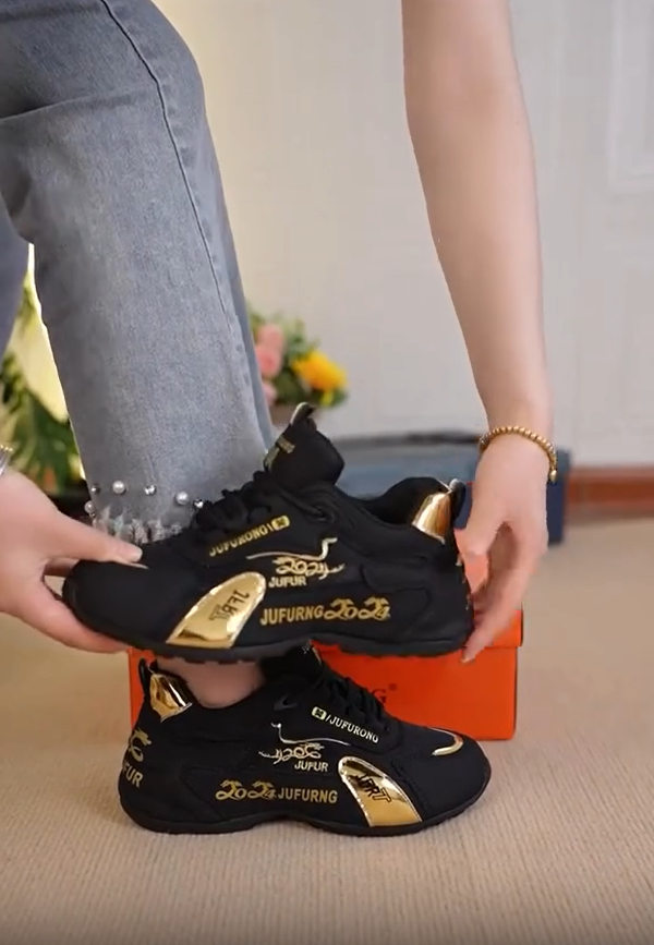 Madingi moteriški kasdieniai patogūs sportiniai bateliai, kurie padidina ūgį-LT