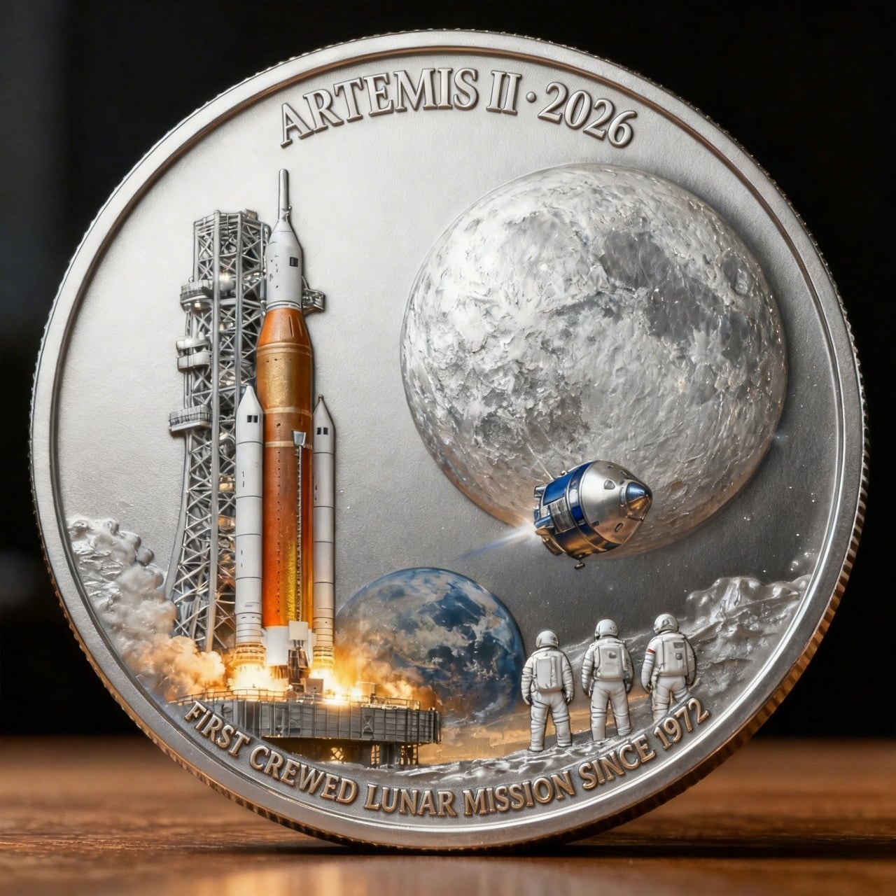 🌕 Moneta pamiątkowa z misji księżycowej Artemis II