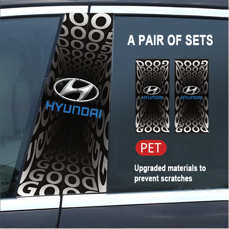 🔥Εκπτώσεις🔥Προστατευτική μεμβράνη HD για τροποποίηση κολόνας B αυτοκινήτου 2025 (2 τεμ.)-GR