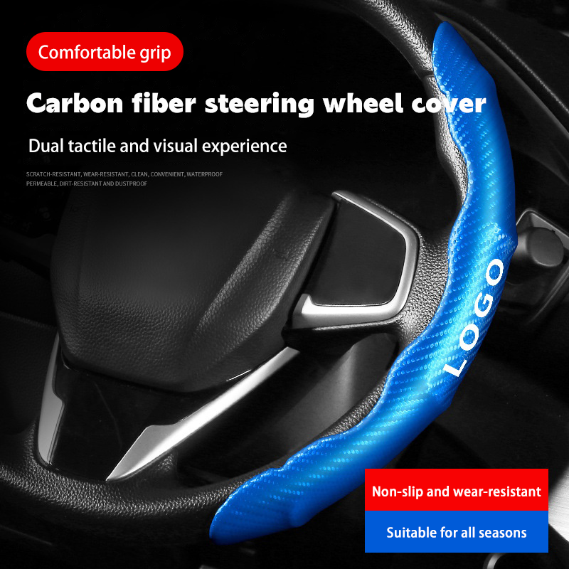 🔥Νέο κάλυμμα τιμονιού από ανθρακονήματα γενικής χρήσης (2 τεμάχια)❗Ταιριάζει σε όλα τα μοντέλα-GR