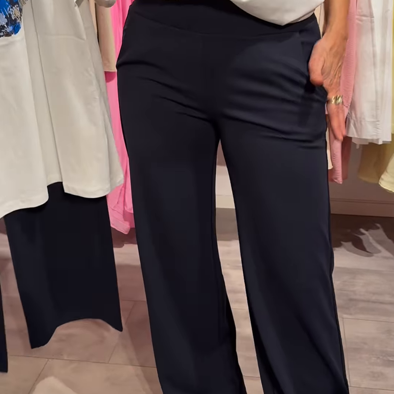 Ženski dvodelni komplet s potiskom, topom in hlačami-SI