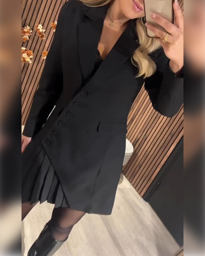 ZDOMINUJ PRZESTRZEŃ: Asymetryczna sukienka Power Blazer