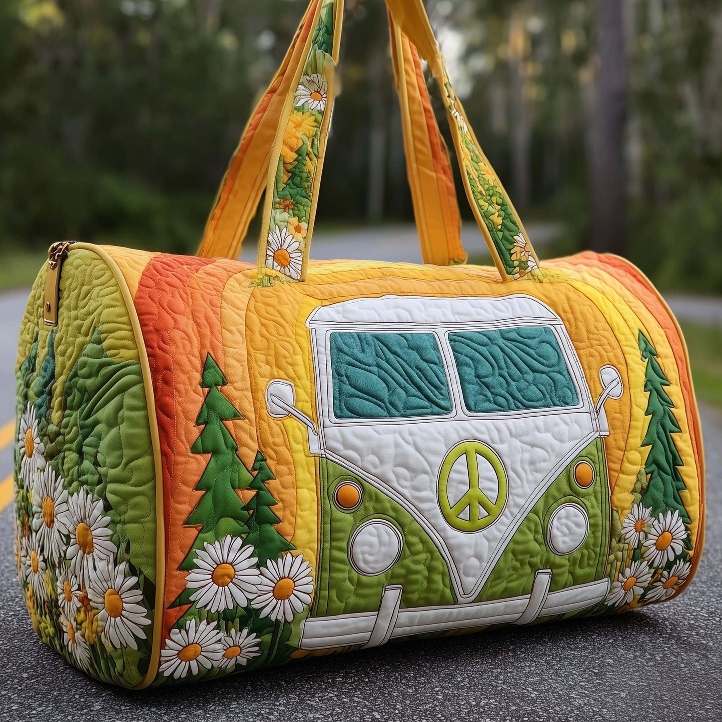 Torba podróżna Hippie Van Quilted