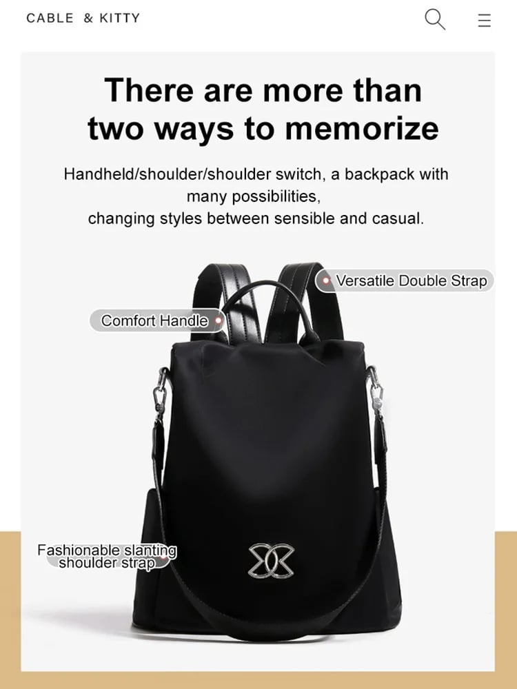 🔥Didelės talpos kuprinė su apsauga nuo vagysčių-LT