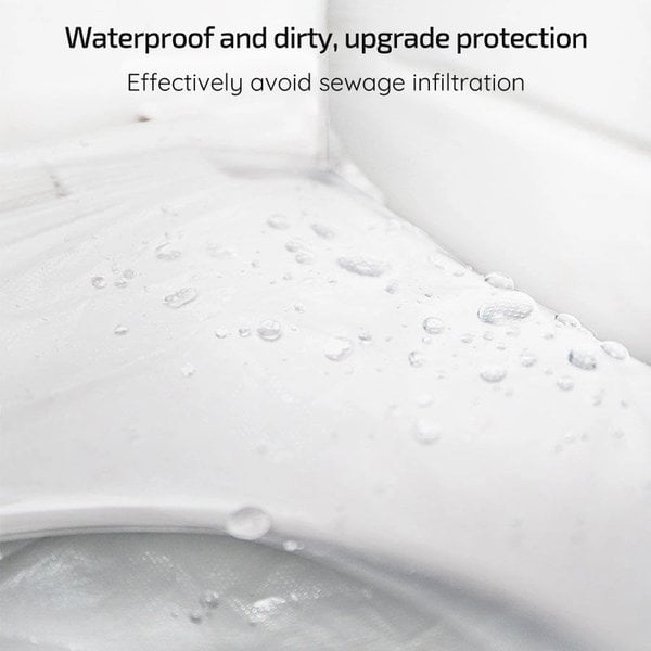 🛡️ Jūsų sveikatai! 🌿 Biologiškai skaidoma vienkartinė plastikinė klozeto dangčio apsauga 🥰-LT