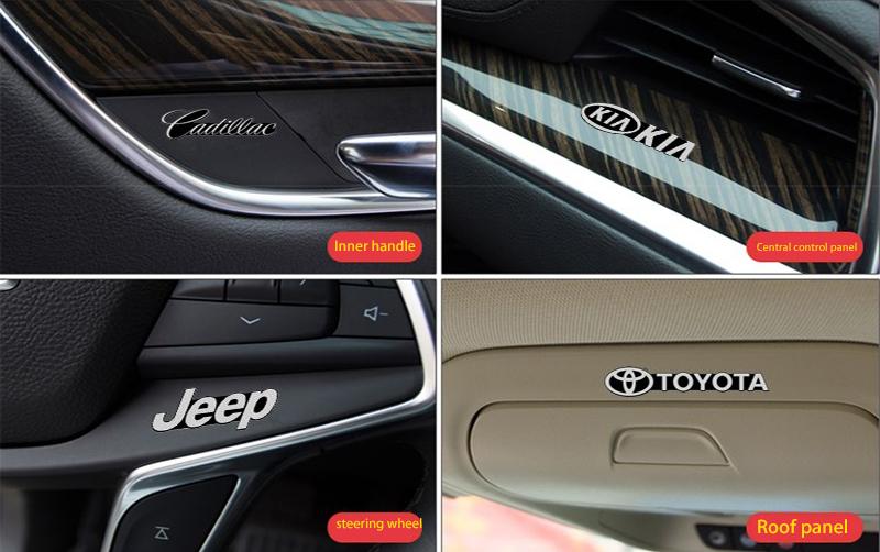 Ζεστές Προσφορές ✨50% Έκπτωση ✨3D Διακοσμητικά Αυτοκόλλητα με Δημιουργικό Λογότυπο Αυτοκινήτου 🎉4 τεμάχια🎉-GR