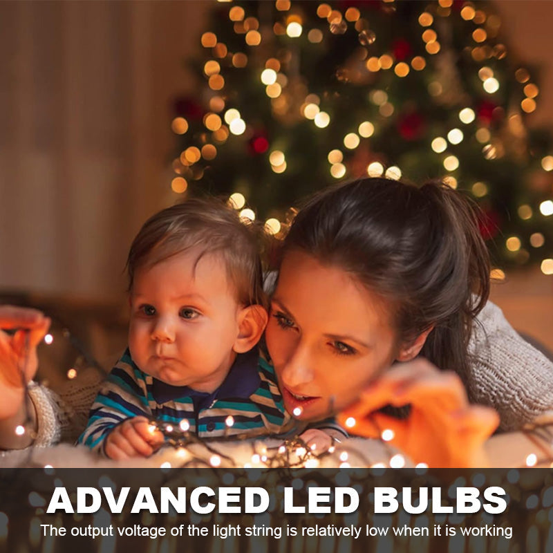 🎄 Penkiakampės žvaigždės formos LED kalėdinės eglutės lemputė 🎄-LT