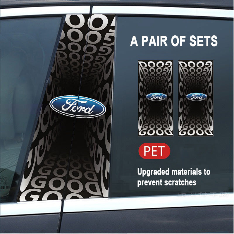 🔥Εκπτώσεις🔥Προστατευτική μεμβράνη HD για τροποποίηση κολόνας B αυτοκινήτου 2025 (2 τεμ.)-GR