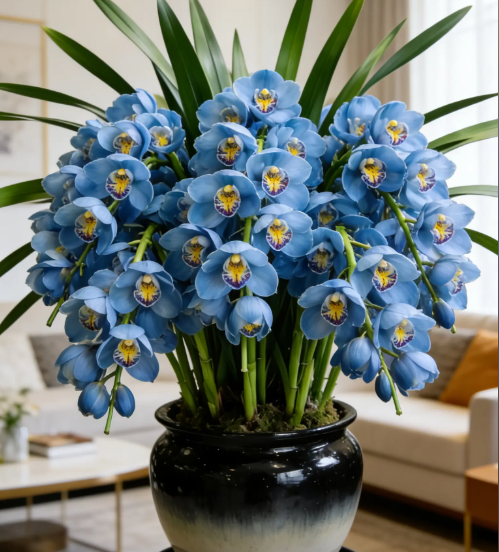 👑 Królowa Orchidei – Długowieczne Cebule Cymbidium