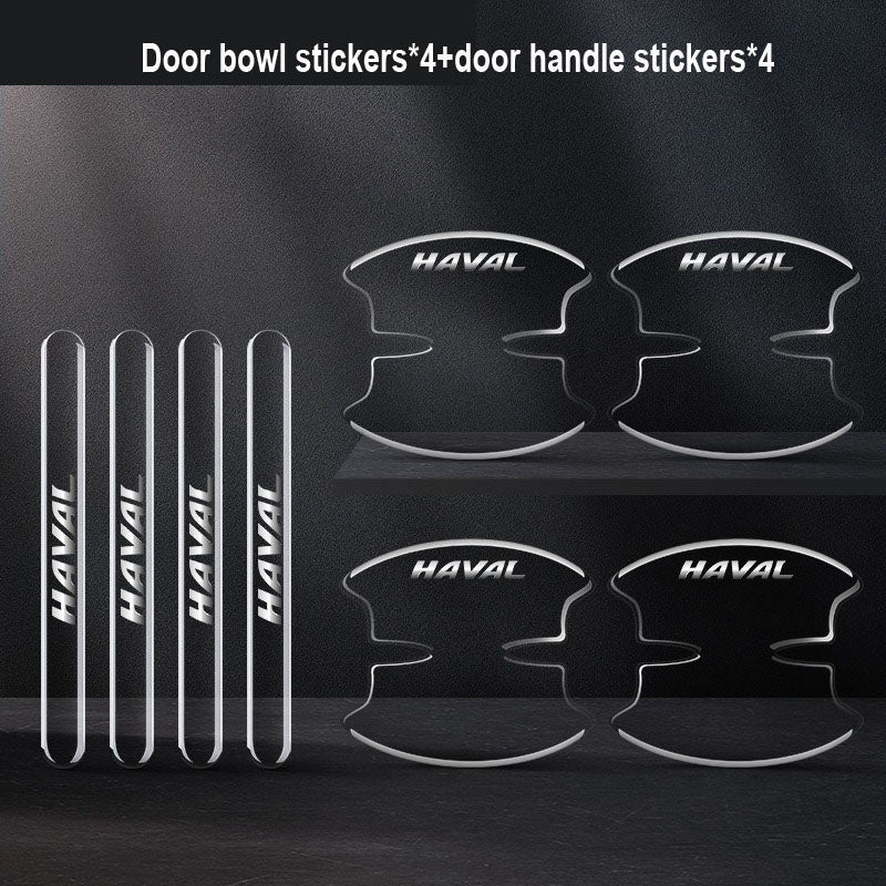 Sutirštinti automobilio durelių klijai su logotipu ✨8 vnt.✨--LT