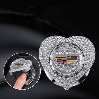 Προσφορές 2025🔥Προστατευτική θήκη με κουμπί σε σχήμα καρδιάς, διακοσμημένη με διαμάντια-GR 