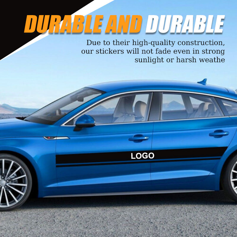 Automobilio lipdukai variklio dangčiui papuošti (2 lapai)-LT