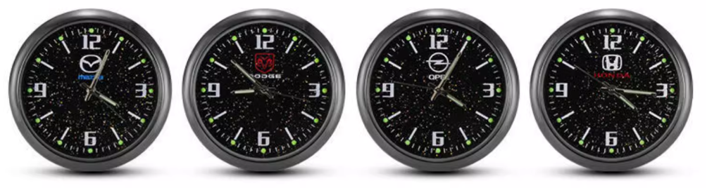 Ζεστές εκπτώσεις ✨50% έκπτωση ✨Φωτεινό ρολόι αυτοκινήτου με χαλαζία-GR