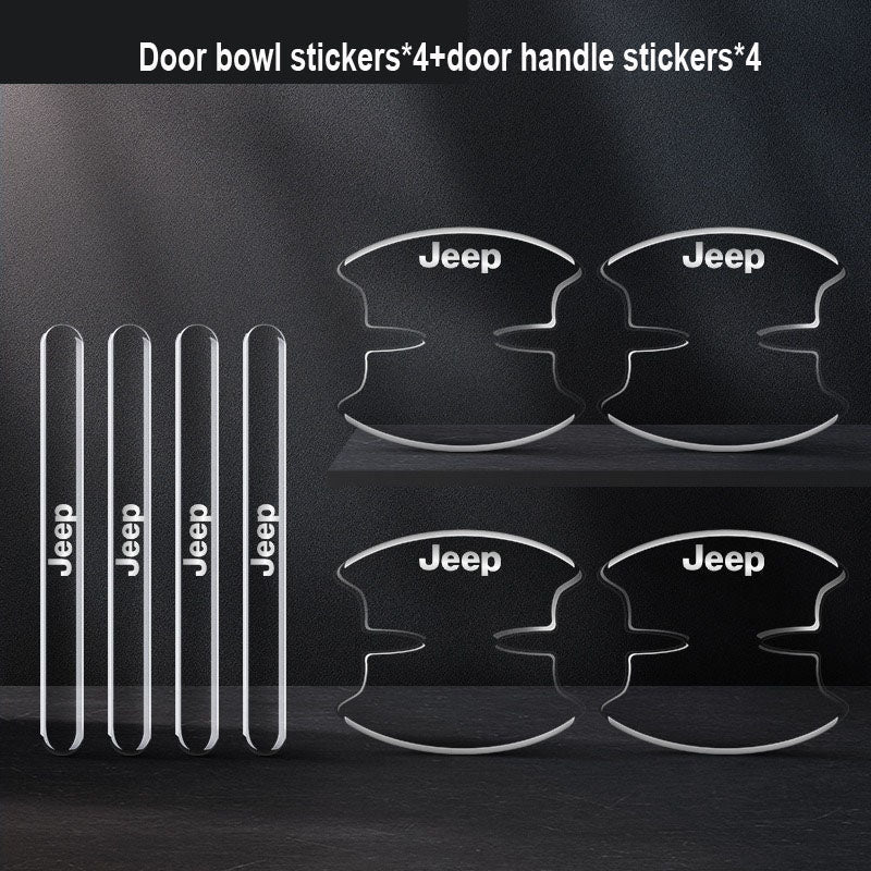 Sutirštinti automobilio durelių klijai su logotipu ✨8 vnt.✨--LT