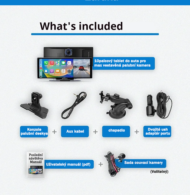 Έξυπνο σύστημα ήχου και βίντεο για tablet αυτοκινήτου (Pro MaxTM μοντέλο 2025).-GR