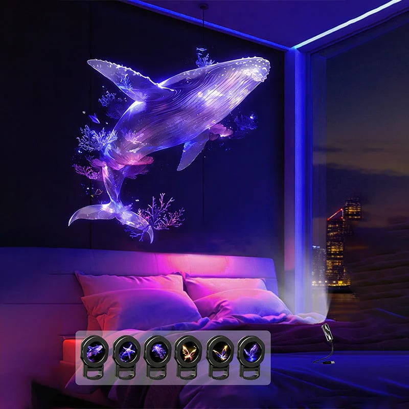 Projektor USB Galaxy i Moon Night Light