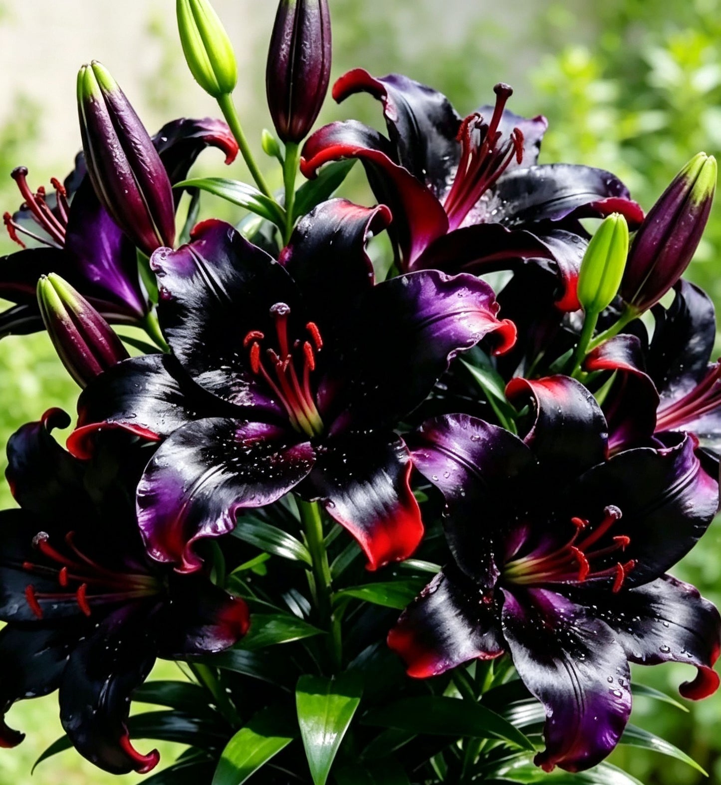 Czarna Magia Lilia🌺Perfumowane Cebulki Lilii – Świeże i Słodkie