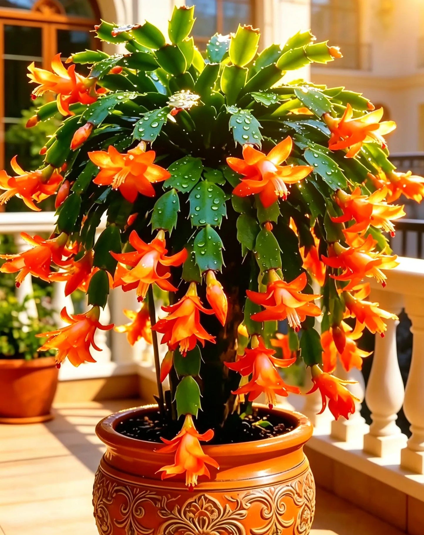 🦀Mieszane kolory cebul Schlumbergera – łatwe w pielęgnacji kwiaty w każdym odcieniu, nawet zimą ❄️🌈