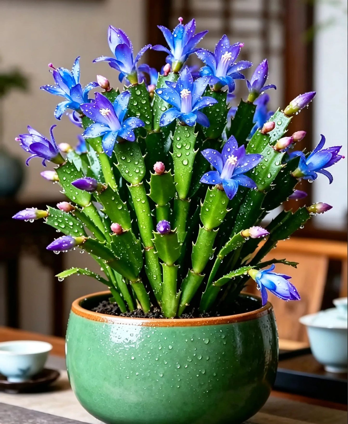 🦀Mieszane kolory cebul Schlumbergera – łatwe w pielęgnacji kwiaty w każdym odcieniu, nawet zimą ❄️🌈