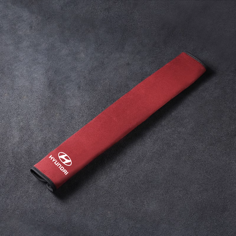 Κάλυμμα ζώνης ασφαλείας SilkLeather - προστασία λαιμού και επιλογή λογότυπου-GR