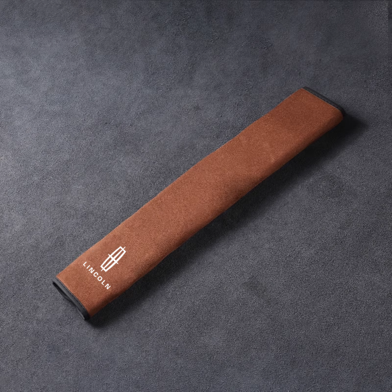 „SilkLeather“ saugos diržo užvalkalas – kaklo apsauga ir logotipo parinktis-LT