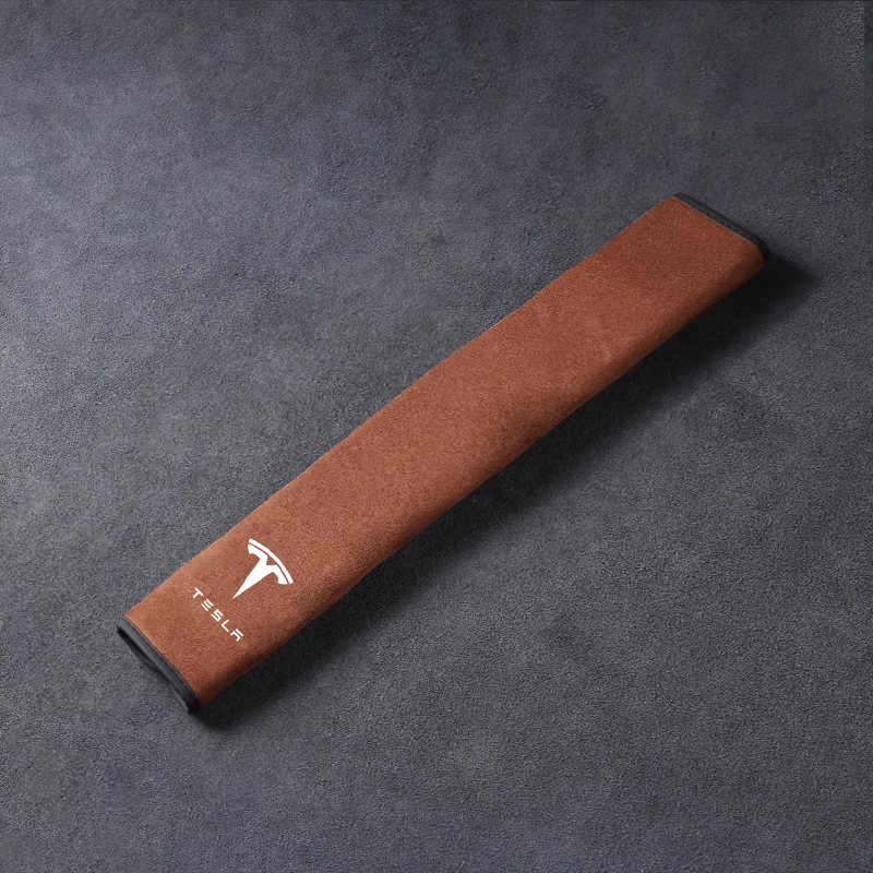 Κάλυμμα ζώνης ασφαλείας SilkLeather - προστασία λαιμού και επιλογή λογότυπου-GR