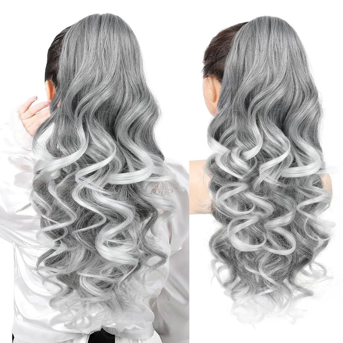 🔥 Promocja ograniczona czasowo – 50% zniżki 👩💕 Przedłużanie włosów w kucyk metodą clip-in 🙋‍♀️