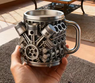 3D formos puodelis – tobulas dizaino ir funkcijos balansas--LT