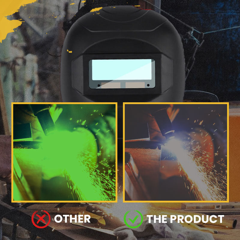 Lengvas ir patvarus 2 viename suvirinimo kaukė ir apsauginiai akiniai-LT