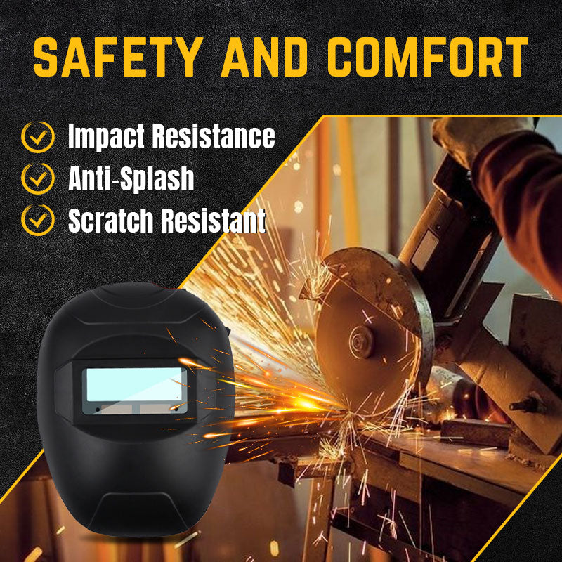 Ελαφριά ανθεκτική μάσκα συγκόλλησης 2 σε 1 και γυαλιά ασφαλείας-GR