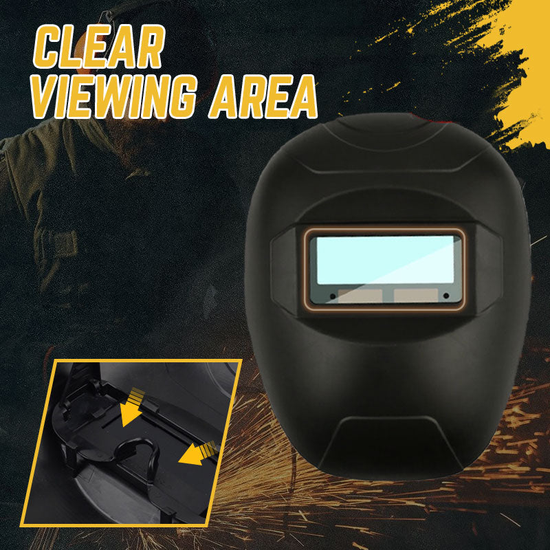 Lengvas ir patvarus 2 viename suvirinimo kaukė ir apsauginiai akiniai-LT