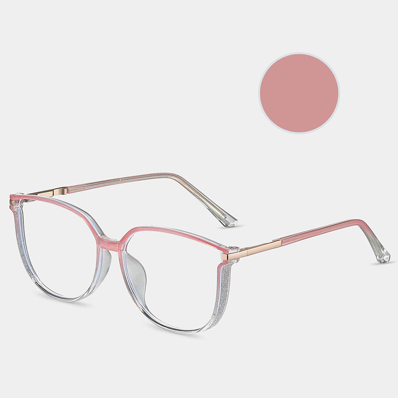 ✨Modne damskie okulary HD z dużą ramką chroniące przed niebieskim światłem