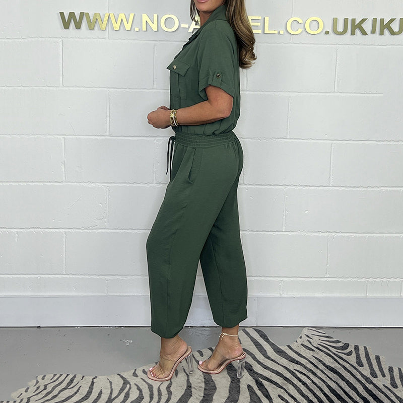 💕Γυναικεία αθλητική κοντομάνικη φόρμα✨✨-GR