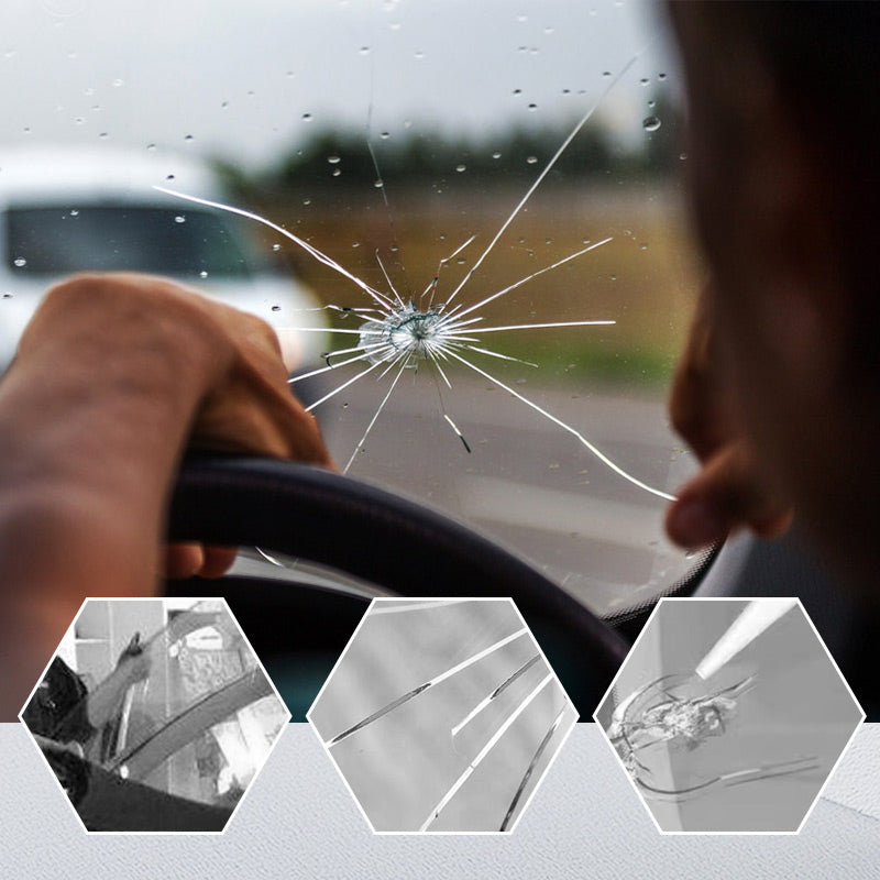 🔥2+1 nemokami 🔥įbrėžimų taisymo klijai stiklui-LT