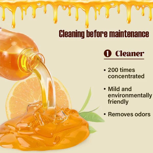 🔥Družinske sestavine🔥Naravni čebelji vosek in pomarančno olje sredstvo za nego lesa-SI