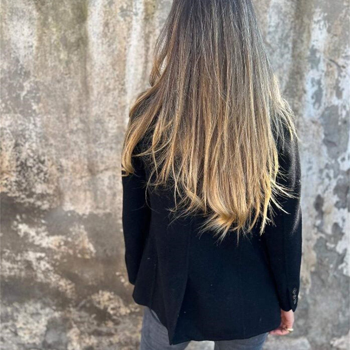 【🥰Príprava na nadchádzajúcu zimu】🔥Čiernobiela tvídová bunda-GR