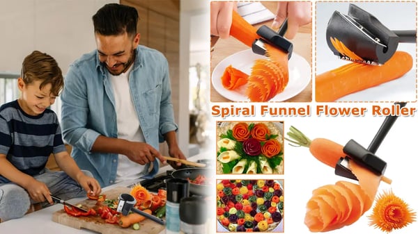 💞Αγοράστε περισσότερα, αποκτήστε περισσότερα δωρεάν. 🍒Αποφλοιωτής φρούτων και λαχανικών - δημιουργικό εργαλείο κουζίνας-GR